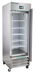 Upright laboratory and medical stainless steel freezer, 23 cu. ft., NSWDF231SSS/0A