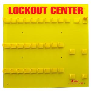 ZING Green Safety RecycLockout Lockout Tagout Station, 28 Padlock, ZING Enterprises
