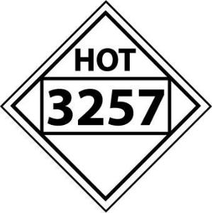Permanent 4-Digit and Blank DOT Placards, PS Vinyl, National Marker