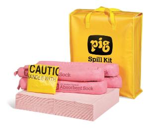 PIG® Hazmat spill kit in high-visibility bag