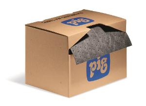 PIG® Rip-and-Fit® absorbent mat roll in dispenser box
