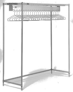 Freestanding Gowning Racks with Shelf, Eagle MHC