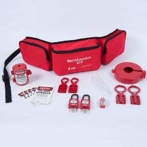 ZING Green Safety RecycLockout Lockout Belt Pack Kit, 20 Components, ZING Enterprises