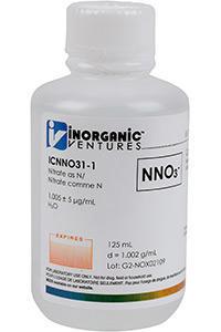 Certified Reference Material, Nitrate(N) Standard, Inorganic Ventures