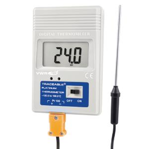 VWR® Freezer Thermometer –100 °C, Platinum