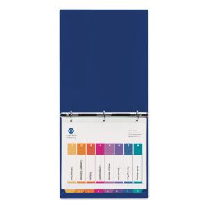Dividers, eight-tab, assorted, 8 set