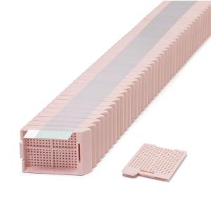 Swingsette™ Biopsy processing/embedding cassette in Quickload™ stacks, pink
