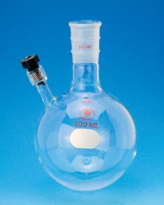 Round-Bottom Flasks with Threaded Side Port, Ace Glass Incorporated