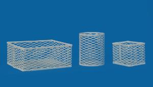 VWR®, Epoxy Coated Aluminum Test Tube Baskets, Rectangular
