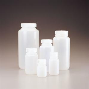 Nalgene® High-Density Polyethylene Economy Bottles, Bulk Pack, Wide Mouth, Thermo Scientific