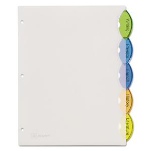 Avery® Style Edge Insertable Tab Reference Dividers