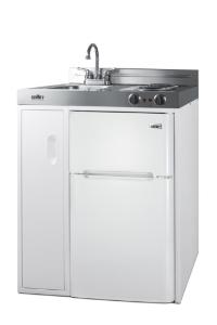 All-In-One kitchenette with coil burner, 83 L, 115 VAC, 60 Hz, 14 A