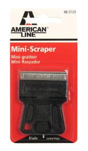 American Line Mini Scraper, Contoured Grip, with 1 Blade