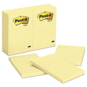 Notes original pads in canary yellow