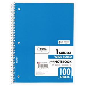 Bound notebooks