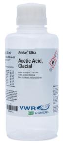 Acetic acid ≥99%, ARISTAR® ULTRA, Ultrapure for trace metal analysis, VWR Chemicals BDH®