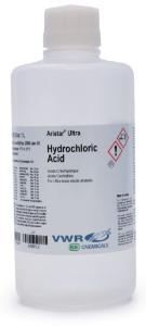 Hydrochloric acid 32 - 35%, ARISTAR® ULTRA, Ultrapure for trace metal analysis, VWR Chemicals BDH®