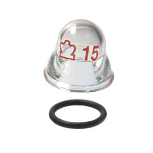 O-ring glass connector cap