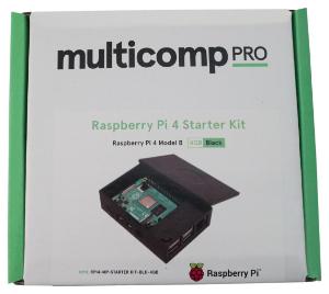 Raspberry Pi 4 starter kit, black