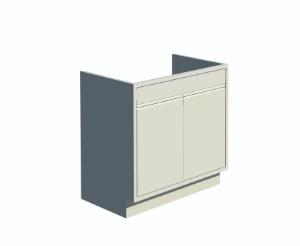 VWR® Contour™ Standing Height Sink Cabinets