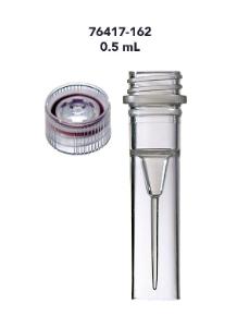 Freestanding tubes, insertable flat, 0.5 ml