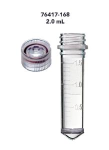 Conical tubes, insertable flat, 2.0 ml