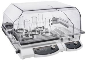 Unimax 1010 shaker package with incubator and hood