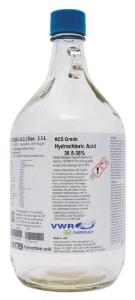 Hydrochloric acid 36.5 - 38.0% ACS, VWR Chemicals BDH®