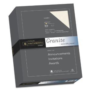 Granite specialty paper