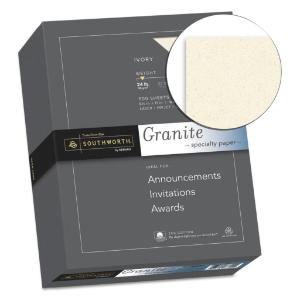 Granite specialty paper