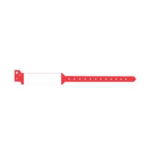 Wristband plastic shield red 500bx