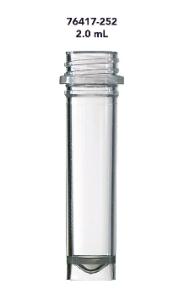 Microtubes without ribbing, freestanding, 2.0 ml