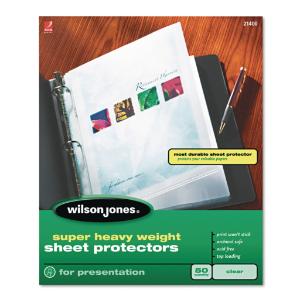 Wilson Jones® Super Heavy Sheet Protector, Essendant