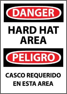 Spanish and Bilingual Personal Protection (PPE) Danger Signs, National Marker