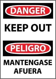 Admittance and Security Danger Signs, Keep Out, National Marker