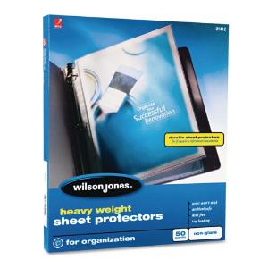 Wilson Jones® Heavy Sheet Protector, Essendant