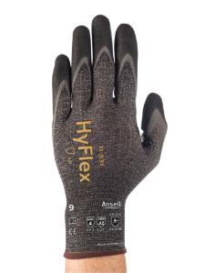 HyFlex 11-931 Cut Resistant and Oil Repellent Gloves Palm Coated Ansell