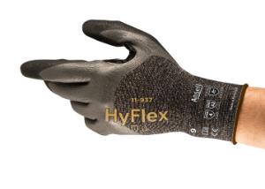 HyFlex® 11-937 Cut Resistant and Oil Repellent Gloves, ³/₄ Coated, Ansell