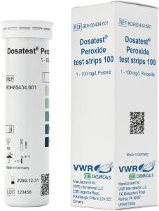 Peroxide test strips 0 - 100&nbsp;mg/L