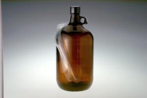 Safety Coated Glass Jugs, Amber