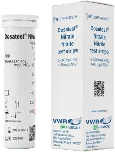 Test strips, nitrate/nitrite, Dosatest