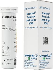 Peroxide test strips 0 - 1000 mg/L