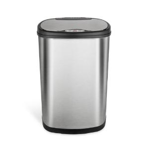 Touch Free Stainless steel 13.2 Gallon automatic waste can
