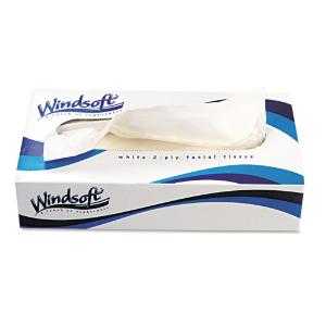 Windsoft® White Facial Tissue