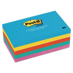 Post-it® Notes Original Pads in Ultra Colors, Essendant