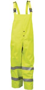 Flame Resistant/ARC Bib Style Rain Pants, Lakeland Industries