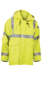 Flame Resistant/ARC Rain Jacket, Lakeland Industries