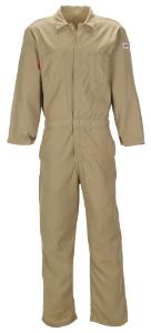 Flame Resistant Coverall, Khaki, Westex DH, Lakeland Industries