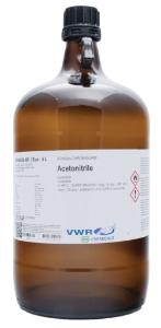 Acetonitrile, anhydrous (max. 0.003% H₂O) ≥99.9%, HiPerSolv CHROMANORM®, super gradient grade for HPLC, VWR Chemicals BDH®