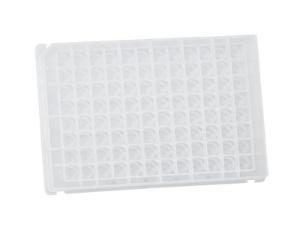 96 square well microplate, kingfisher style | front